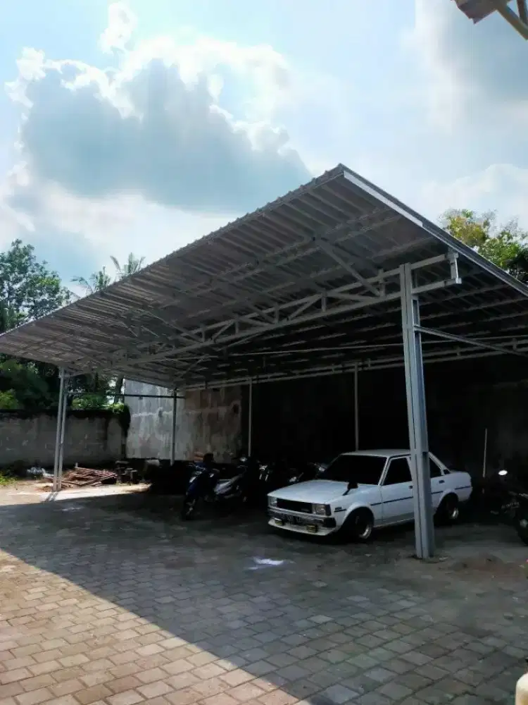 Kanopi baja ringan bengkel mibil