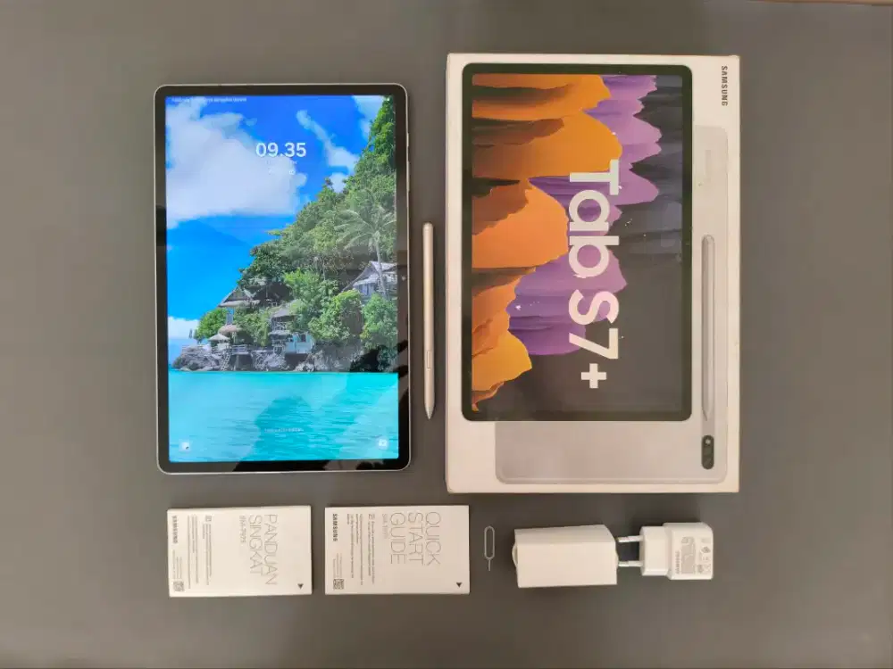 Samsung Galaxy Tab S7+ Plus 8/256 LTE T975 - Fullset, Ex Garansi Resmi
