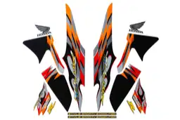 STRIPING LIST HONDA SUPRA FIT API TAHUN 2007