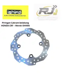 Piringan Cakram belakang HONDA CRF – Merek ISHIMA