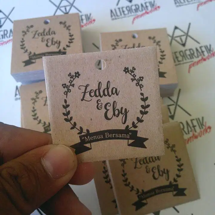 Hang Tag / Label Gantung Full Color Mulai 50rb/paket