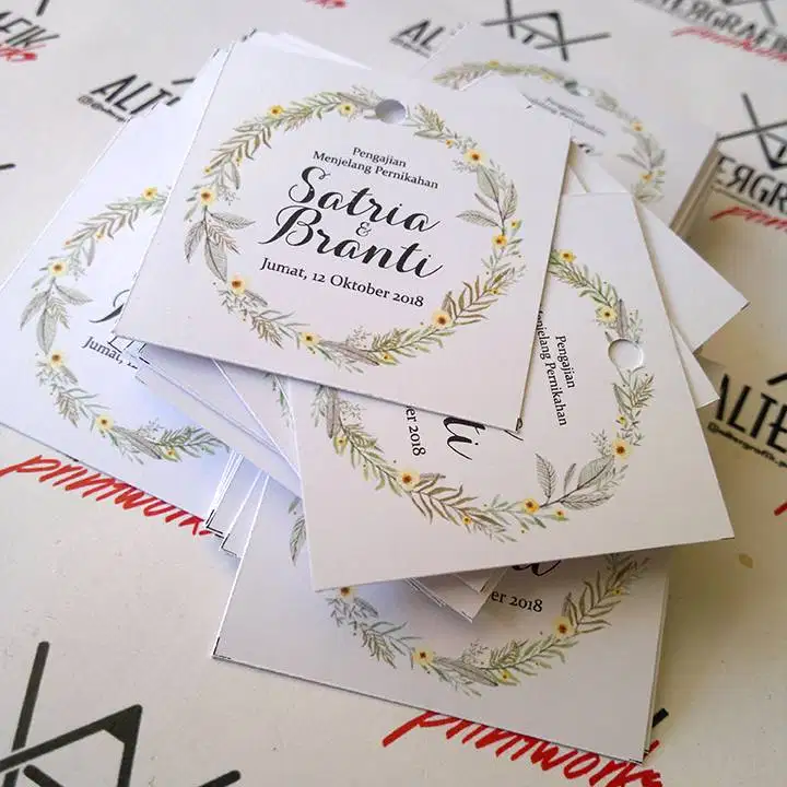 Hang Tag / Label Gantung Full Color Mulai 50rb/paket