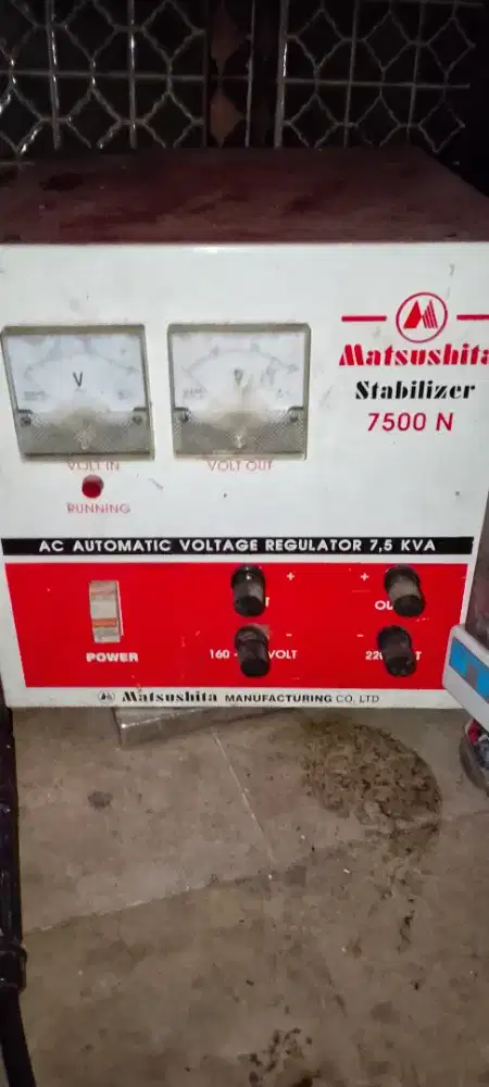 Stabilizer matsushita 7500 watt