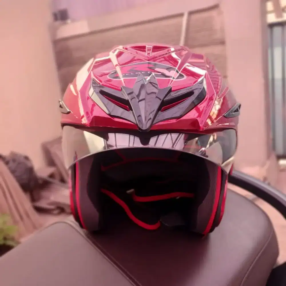 Helm RN Double Visor Red