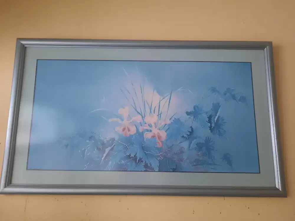 Lukisan Dinding Bunga Anggrek