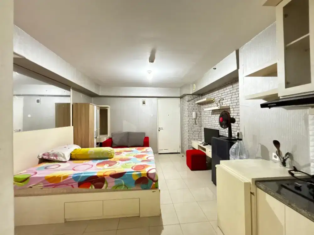 SEWA APARTEMEN BASURA TIPE STUDIO FURNISH DIATAS MALL