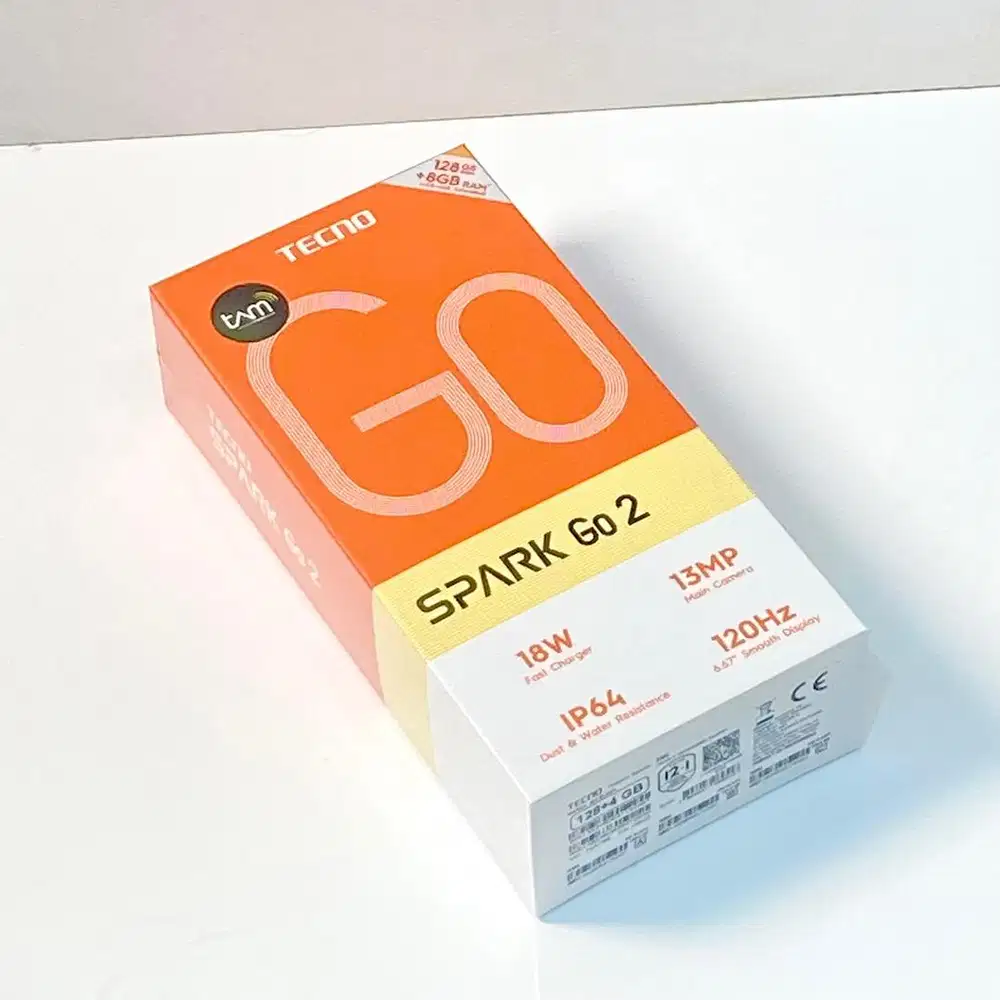 Tecno Spark Go 2 4/128GB Baru