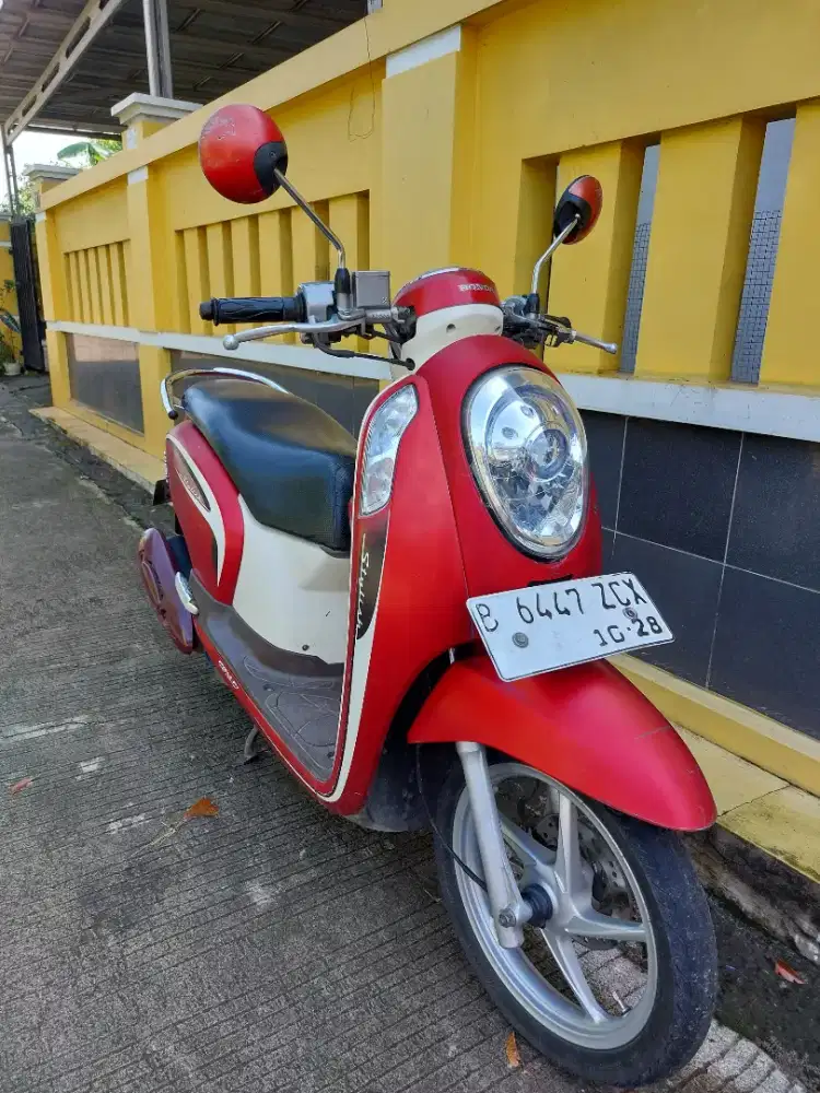Scoopy 2013 merah pajak hidup surat lengkap