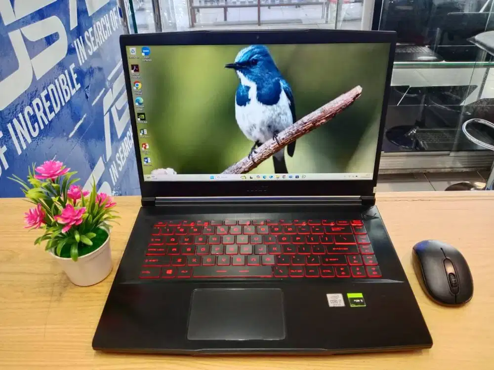 LAPTOP GAMING MSI GF63 THIN 10SCXR CORE i7 GEN 10 RAM 16GB SSD 512GB