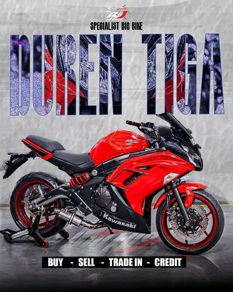 Full Paper Kawasaki ER6F ER6 Ninja 650 Knalpot Custom 2012 Km 21.000an