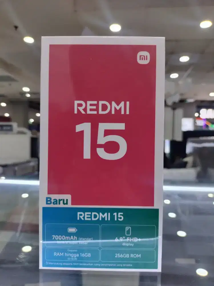 Seri Terbaru Redmi 15 8/128 & 8/256