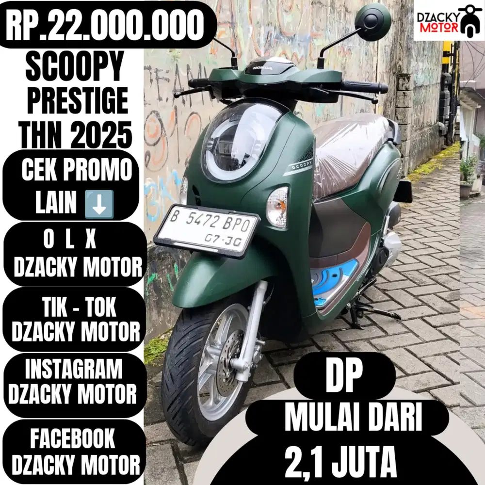 SCOOPY PRESTIGE THN 2025 SECOND LIKE NEW
