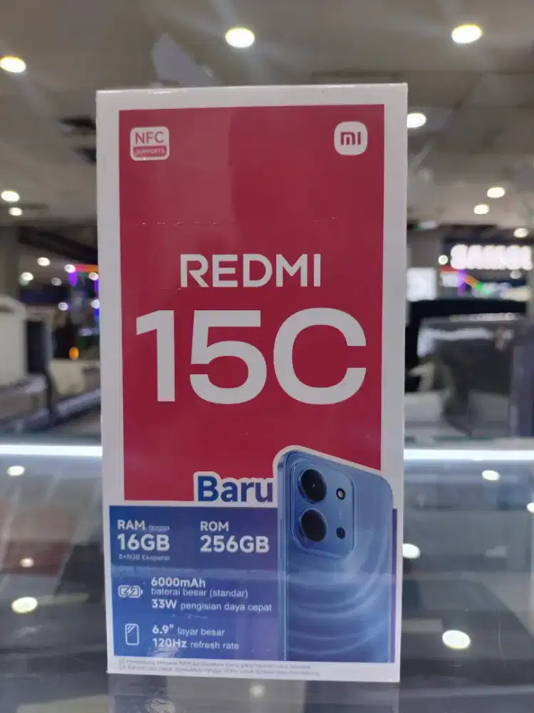 Seri Terbaru Redmi 15C 6/128 & 8/256