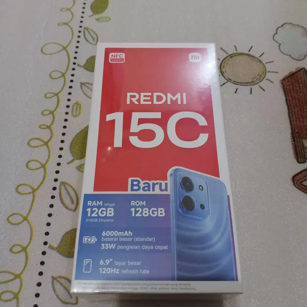 Xiaomi Redmi 15C 6/128 Baru Garansi Resmi