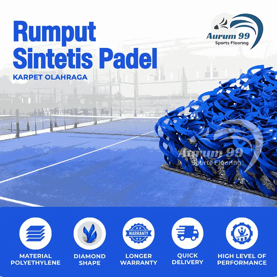 Rumput Padel - Karpet Padel | Lantai Padel | Padel Flooring