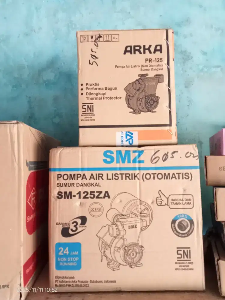 Mesin air pompa air listrik