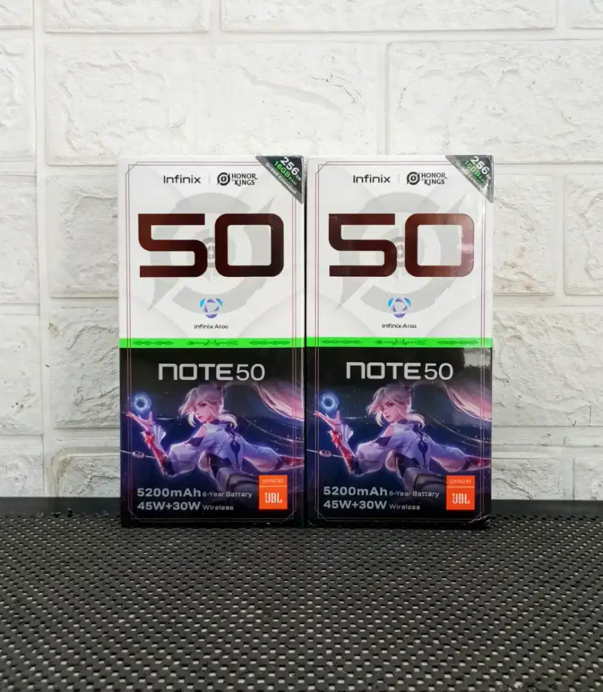 BARU..INFINIX NOTE 50 RAM 8+8/256 SEGEL/GARANSI RESMI.