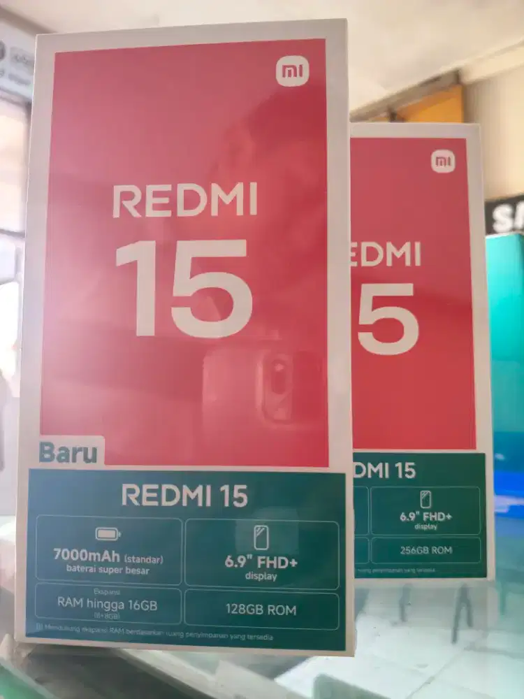 Xiaomi Redmi 15 8GB/128GB,Baru,Segel Box,Garansi Resmi,Original