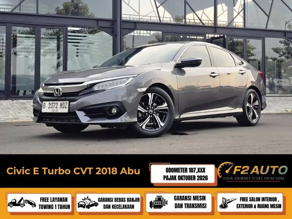 Honda Civic Turbo E CVT 2018 Abu
