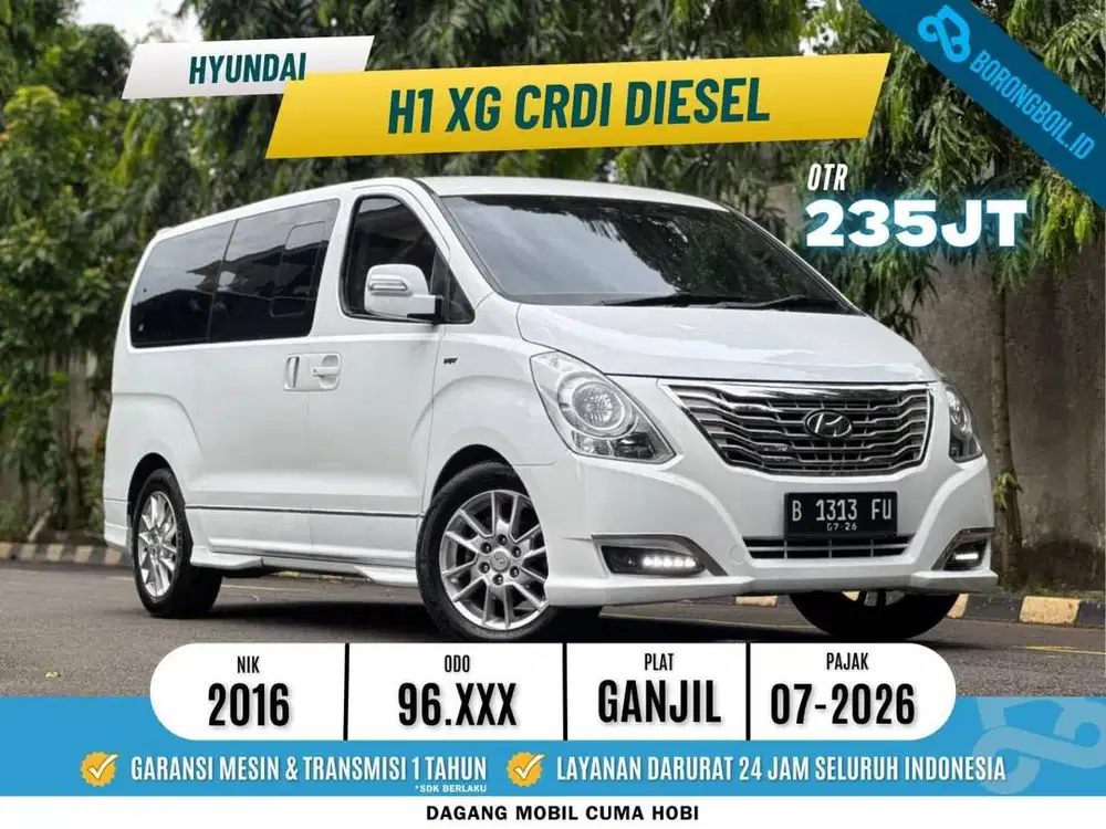 Hyundai H1 XG CRDI Diesel 2016 Putih / TDP & Cicilan rendah