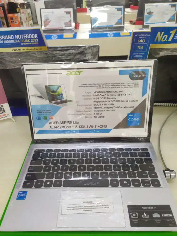 Laptop ACER ASPIRE Lite AL 14-52MCore 8GB