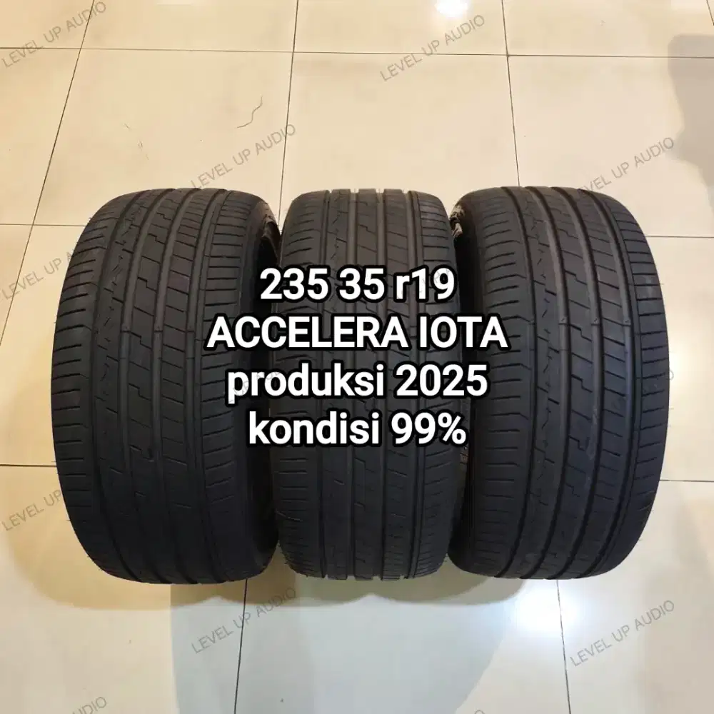 ACCELERA IOTA 235 35 r19 Ban Mobil Velg Ring 19 Prod 2025 Kond 99%