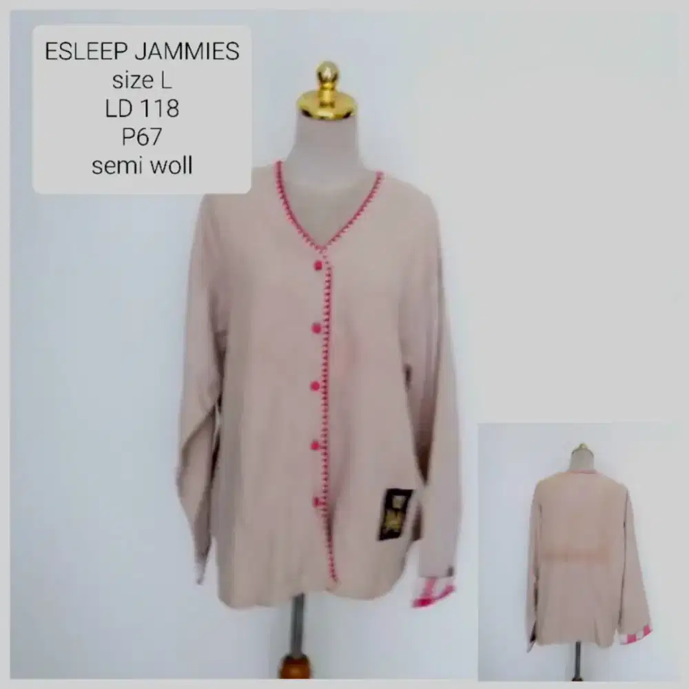 Baju tidur atasan minus size L, preloved
