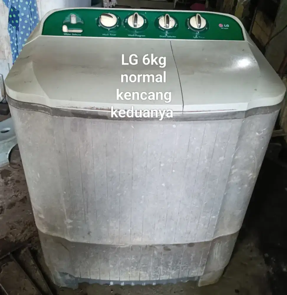 Mesin cuci LG normal kencang keduanya