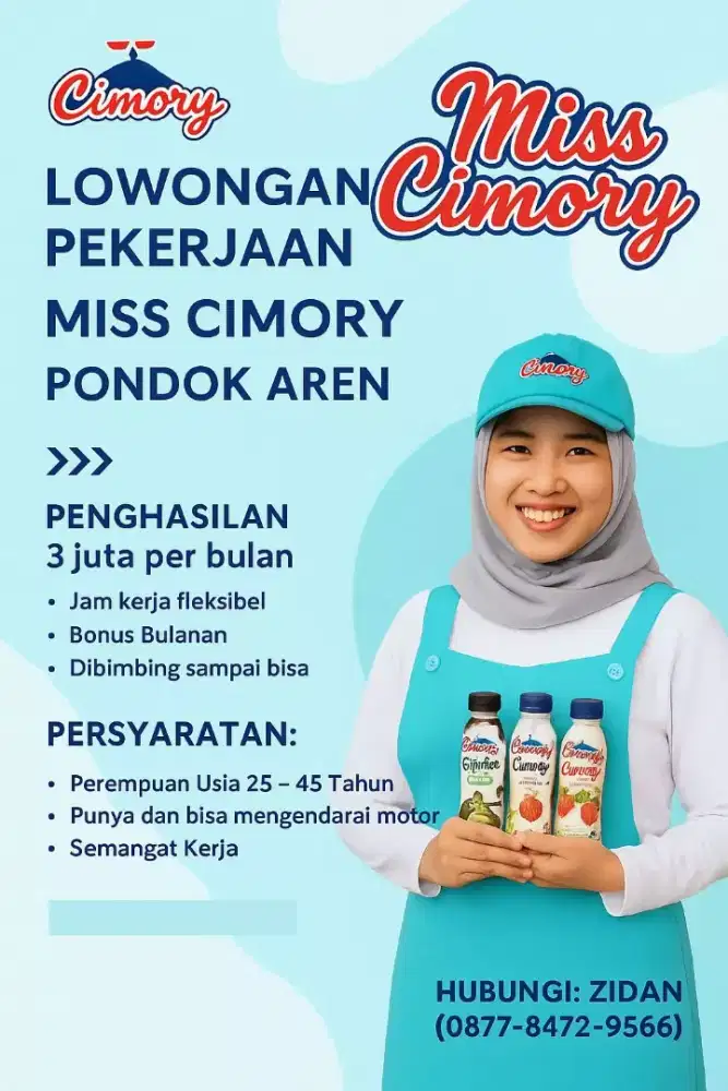 lowongan pekerjaan Miss cimory