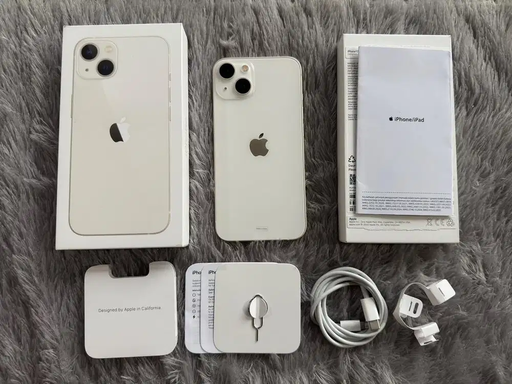 (1 Minggu Pakai) iPhone 13 128GB Starlight BH 100% Garansi iBox 2026