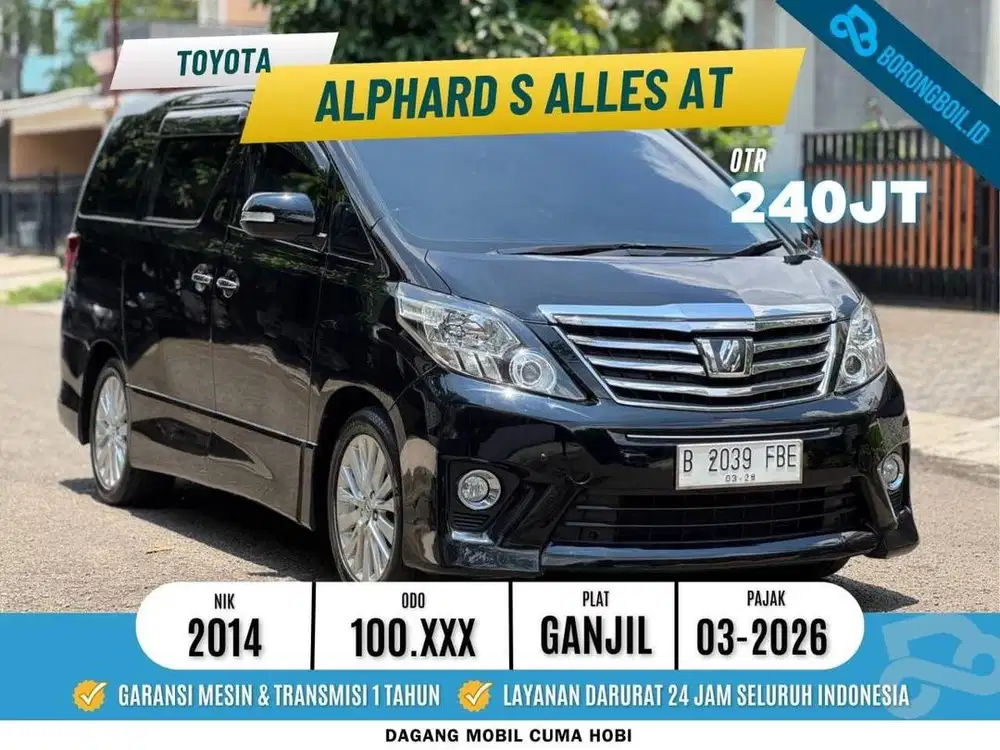 Alphard Ganteng | Toyota Alphard S Alles Metik 2014