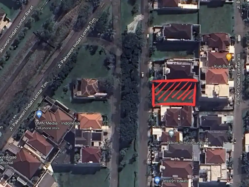 Kavling Lokasi Strategis dan Ciamiiiik di Pakuwon Indah, Surabaya