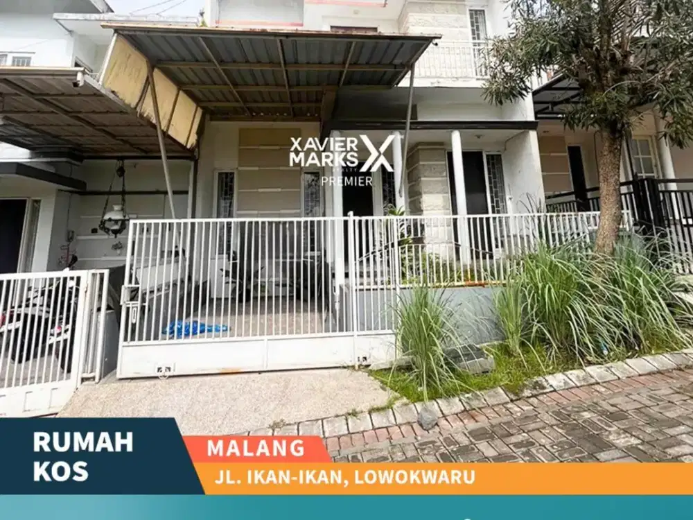 Dijual Rumah Kos Dekat Raya Suhat di Jl Ikan Ikan Lowokwaru Malang