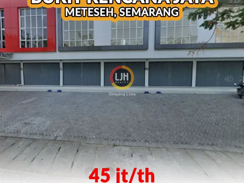Disewakan ruko  LT 54 LB 100, Meteseh, Tembalang
