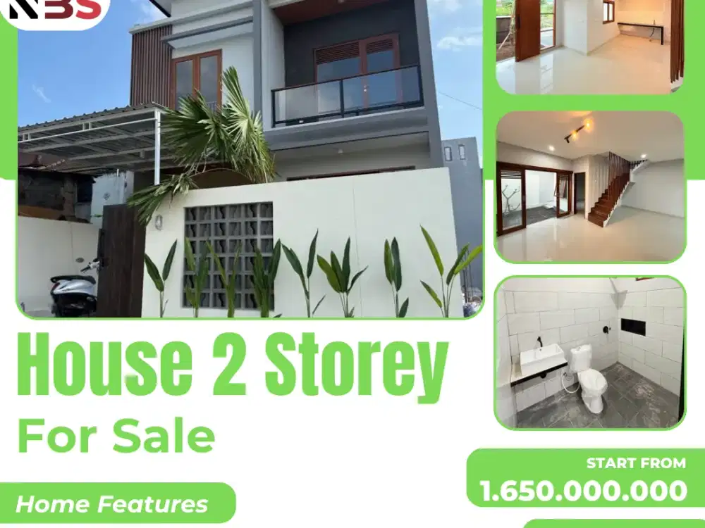Dijual ramah 2 lantai  Masih baru & siap huni  Lokasi jl raya dalung kaja  Kuta utara badung bali