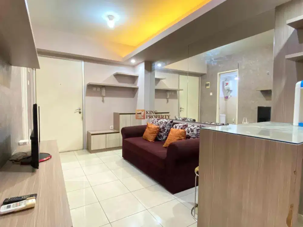 Dekat Mall! 2BR 43m² Full Furnished Rapih, View Pool Favorit Green Bay Pluit Greenbay