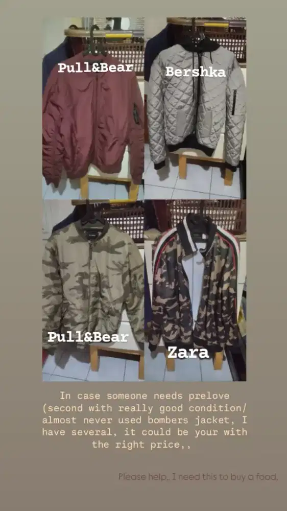 Prelove bombers jacket pria