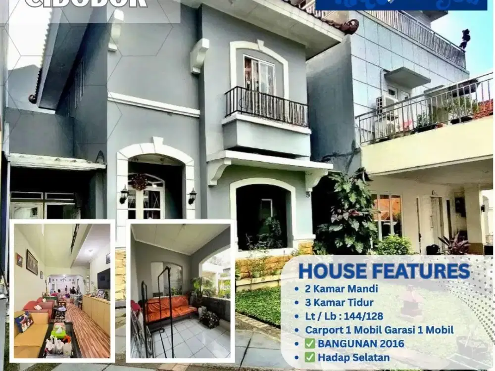 Rumah Cluster Kota Wisata Cibubur – 2 Lantai, Siap Huni, Harga Nego! DD301