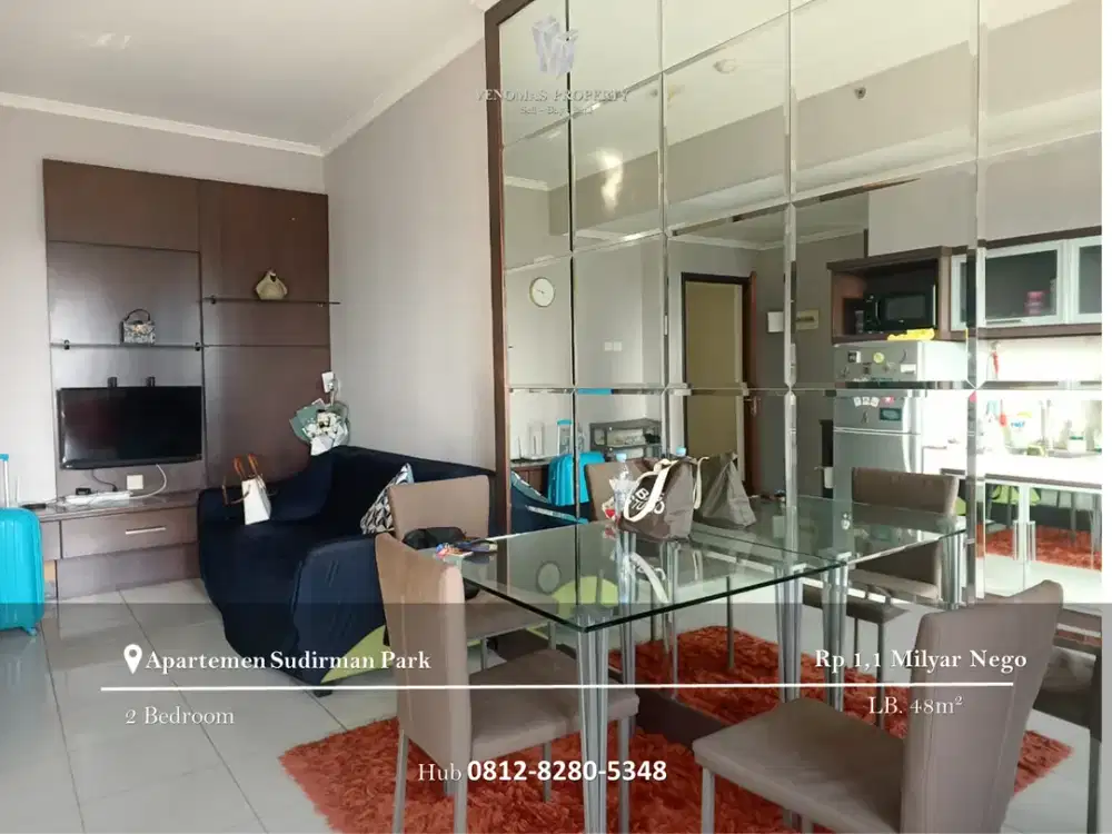 Dijual Apartement Sudirman Park 2BR Full Furnished Tower A