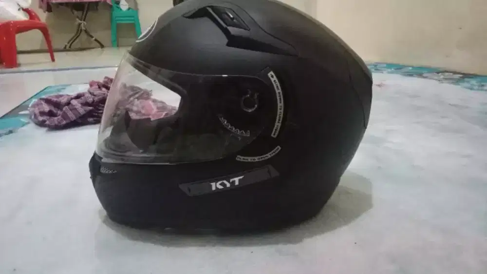 Helm kyt fu face no minus warna hitam