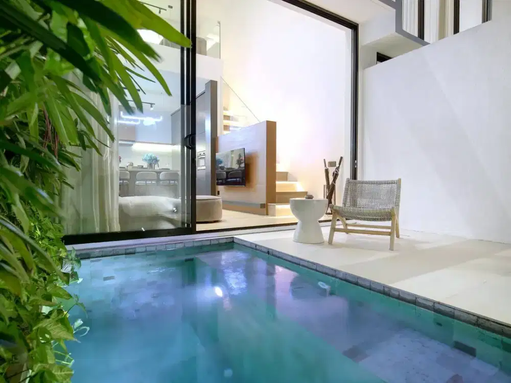 Leasehold - Modern 2-Bed Villa in Canggu Close to Beach - Leasehold 28 Years, Bali