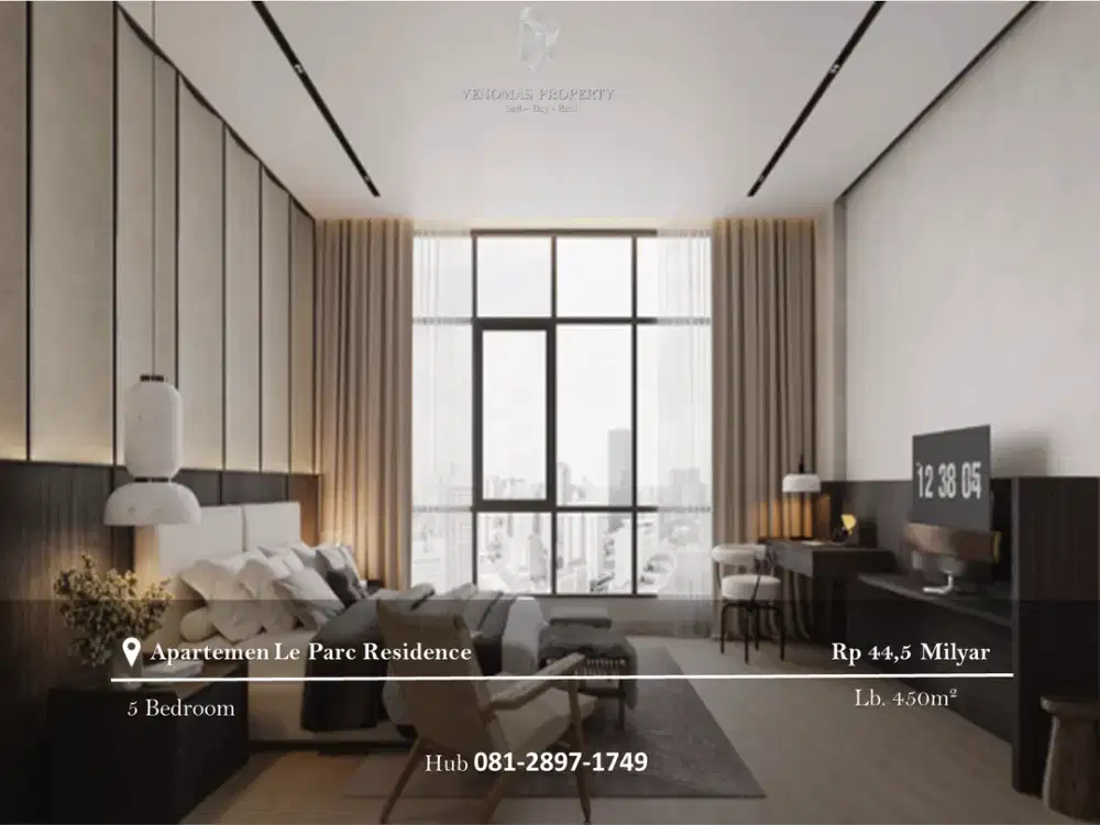For Sale Le'PARC Residence 4BR+1 Full Furnished Townhomes Tower