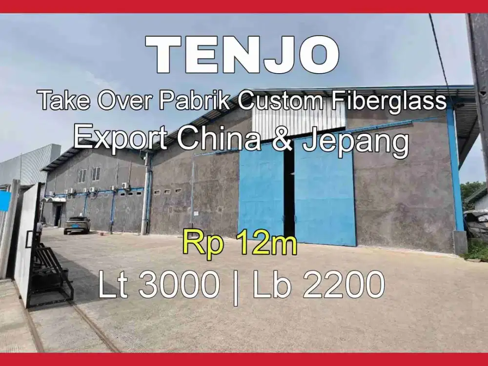 Wilson Dijual / take over pabrik custom fiberglass di tenjo