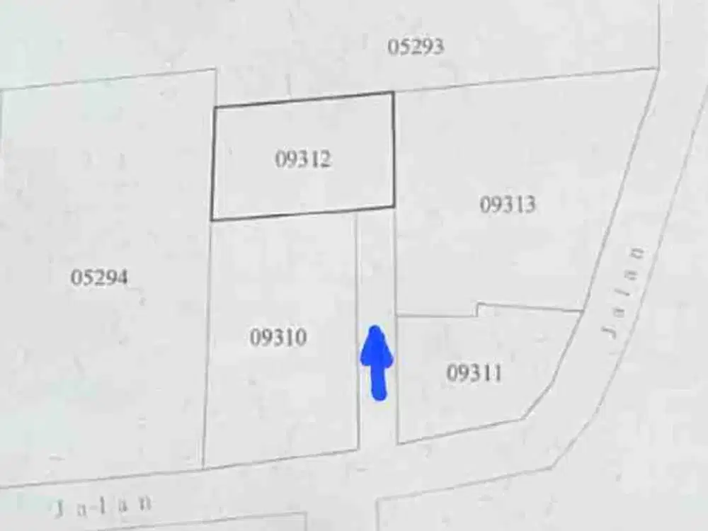 Tanah murah 124m2 belongkeker jimbaran idr 700 jt/124m2 global