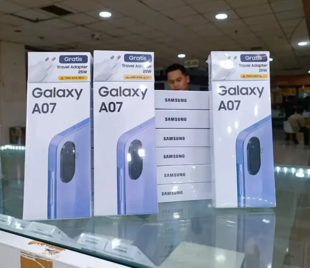 Handphone samsung A07 ram 4/128