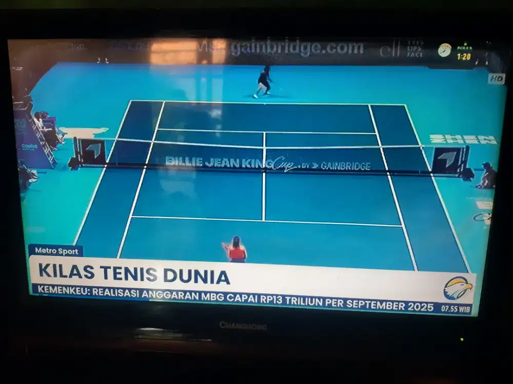 Tv lcd changhong 24 in minus layak pakai