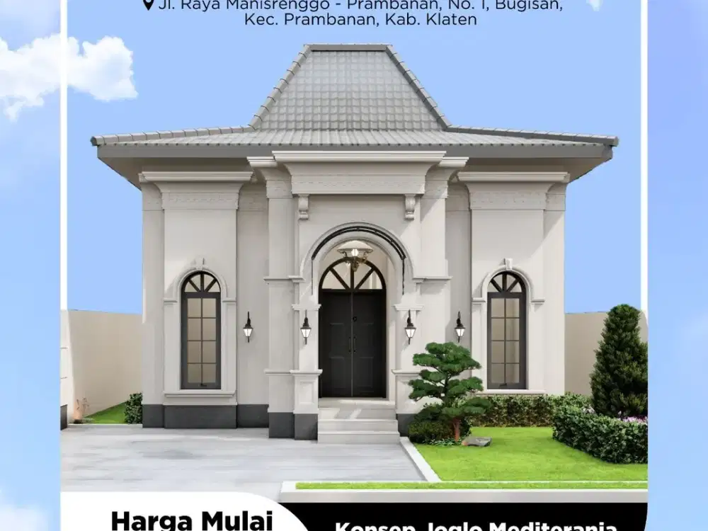 Unit Terbatas! Rumah Mediterania Murah di Kawasan Sleman