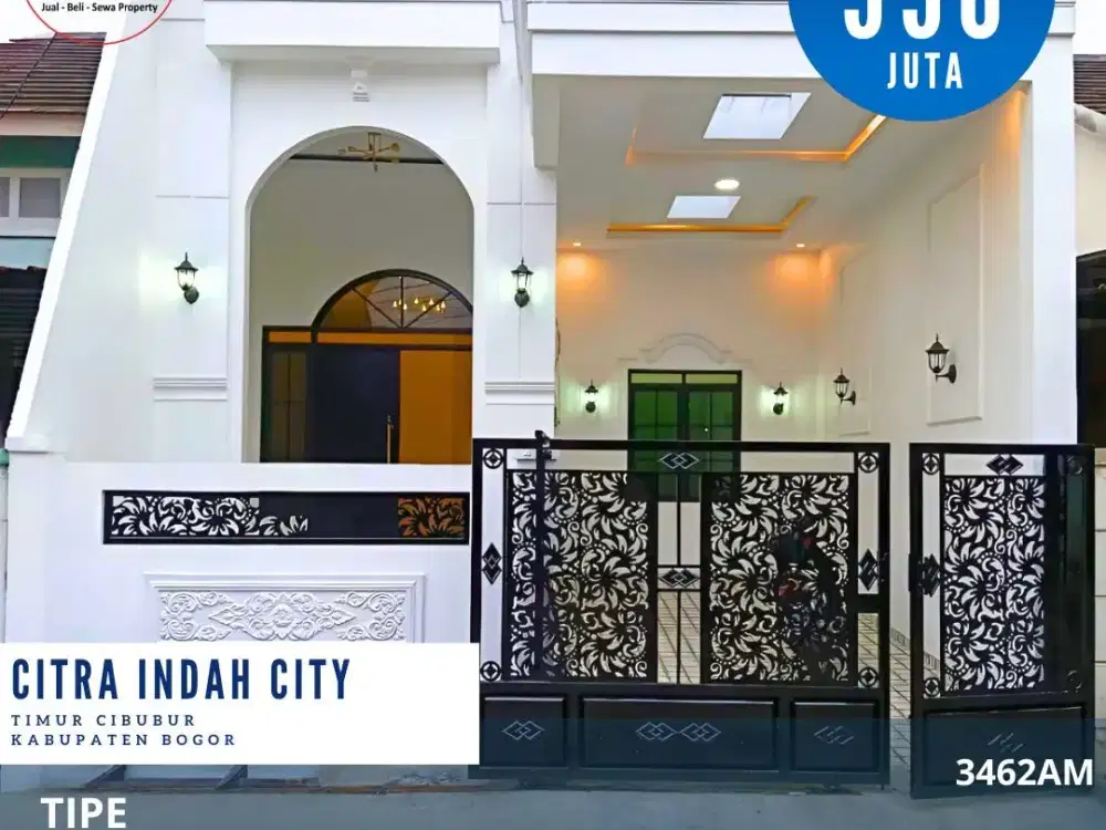 Dijual rumah dicitra indah city cileungsi jonggol bogor rumah siap huni