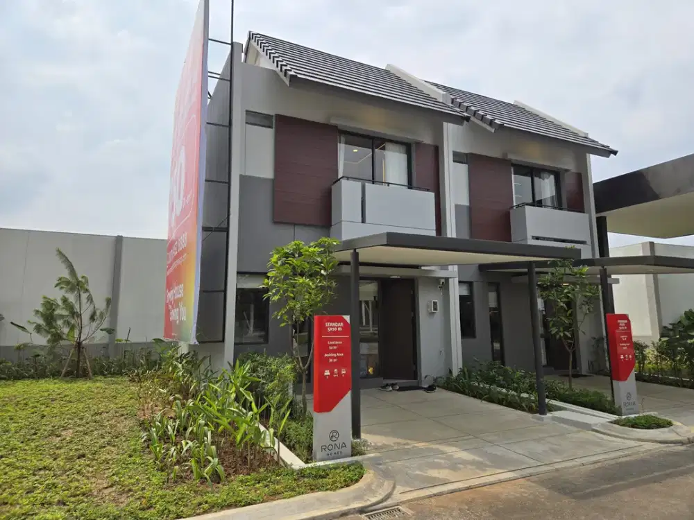 DIJUAL RUMAH 2 LANTAI DEKAT TOL DI TANGERANG SEBELAH TOL PERSIS KEREN