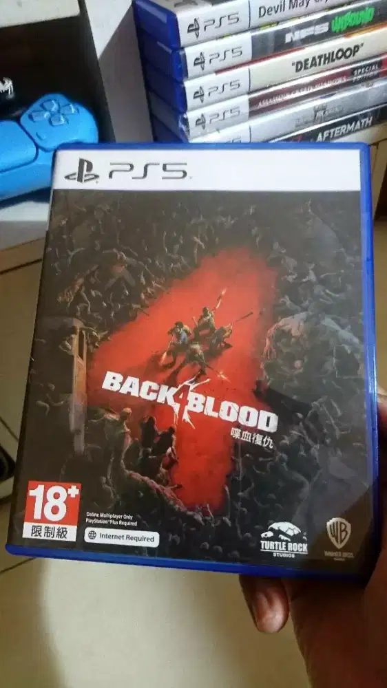 BD/Kaset PS5 BACK 4 BLOOD Original Fullset Like New